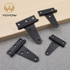 YOYOW Home Triangular Design Contemporary T-Hinge Slotted Foldable Hinged Fence Durable Iron 1.2mm Thick Surface Mount Easy
