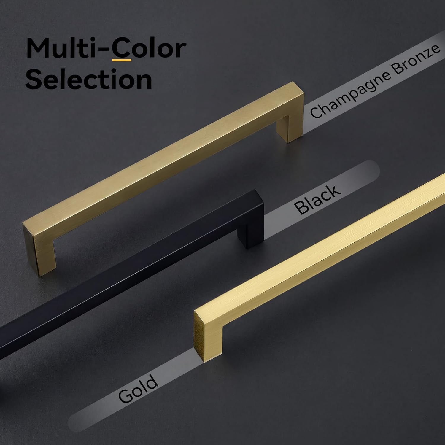 Concealed Edge Finger Pulls Brushed Nickel Aluminum Alloy Hidden Drawer Handles Profile Furniture Hardware for Cabinet Closet